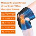 CHIYAN Hinged Knee Brace with Side Stabilizers for Men Women, Metal Hinge Knee Support for Meniscus Tear Arthritis Pain Relief, ACL, PCL, MCL (Small(1 Pack), Black)