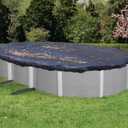 Blue Wave 15-ft x 30-ft Oval Leaf Net Above Ground Pool Cover
