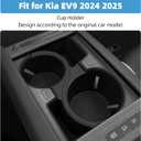 Cup Holder Insert Fit for Kia EV9 2024 2025 Center Console Cup Holder Protection Interior Decoration Accessories
