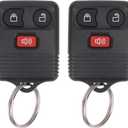 Vurkcy Keyless Entry Remote Key Fob Compatible with Ford F150 F250 F350 Escape Expedition Explorer Ranger, Lincoln, Mercury, Mazda and More, Replacement for CWTWB1U331 CWTWB1U345, 3 Button (Pack of 2)