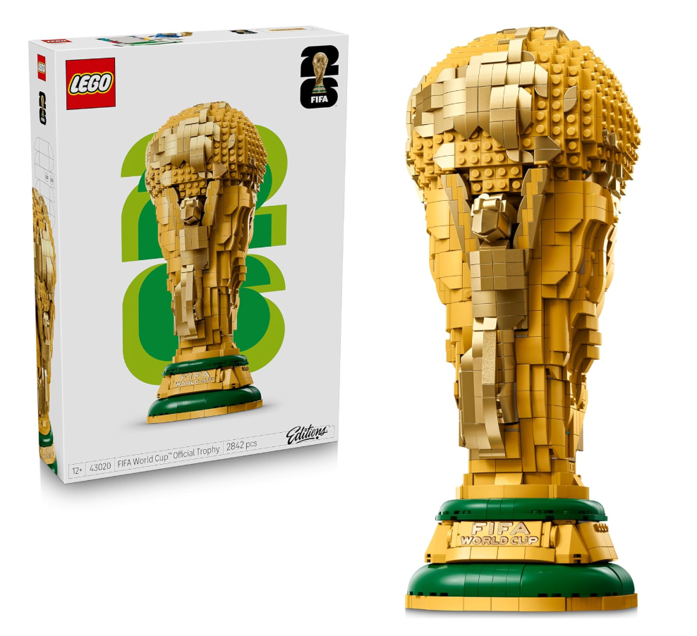 LEGO Editions FIFA World Cup Official Trophy Replica - Kids’ Soccer Decor Building Set - 43020