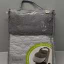 Tadpoles Quilted Stroller & Car Seat Cover - Light Grey | 27" x 20" x 2" | Made of 100% Super Soft Microfiber Polyester | Warm, Gentle & Durable | Ideal for Use as a Stroller Cover & Car Seat Cover