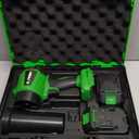 Leaf Blower Cordless - Lightweight Electric Handheld Blower with Battery and Charger, 3 Speed Mode, Blowers for Lawn Care, Patio Cleaning, Dust Cleaner, Snow Blower (Green)