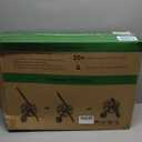 Garden Hose Reel Cart, Holds 75-150 Feet of 5/8-Inch Hose, Portable Hose Reel Cart With Wheels,Adjustable Handrail, Quick Hose Connector (Original, Black)