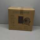 16" Battery Operated Floor Fan for Dewalt 20V Max Battery, Portable Fan with AC Adapter and USB Output, Metal Industrial High Velocity, Stepless Speed Cordless Fan for Jobsite Garage Camping Emergency