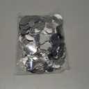 Silver Shimmer Wall Backdrop, 20 Packs Silver Sequin Curtain Circle Dots Garland for Wedding, Birthday, Bachelorette Party, 70s 80s 90s Theme Disco Party Decorations Supplies