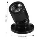 5V Small Spot Light Spotlight with USB Cable Showcase Spot Light USB Powered Led Spotlight 6000K Tiny Jewelry Light, Cool White Lighting Portable Fixture for Home Store Entryways Shelves, 1.5M Cable