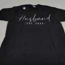 Couples Gifts For Husband And Wife Matching Husband Est 2025 Just Married Honeymoon Wedding T-Shirt M