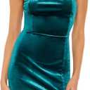 Forever 21 Womens Velour Bodycon Cami Mini Dress (XS)