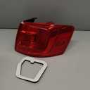 Tail Lights Outer Assembly Compatible with 2011-2018 Volkswagen Jetta OE Style Right Passenger Side Rear Light Taillights Replacement for 5C6945096D