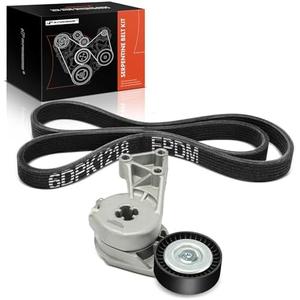 A-Premium Engine Serpentine Belt Drive Kit Compatible with Volkswagen Beetle 1998-2005 - 1.8L 2.0L