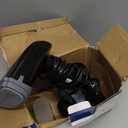 Powerful Handheld Fabric Steamer - 1800W with Fast Ceramic Heat-Up Plate, 2-in-1 Ironing & Wrinkle Remover, Steam Nozzle, Lint Brush - Black, for US 120V Only