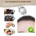 DAPENG Scalp Applicator Comb,Hair Oil Applicator Brush,Minoxidil Medicine Essential Serum Liquid Massager for Hair Growth, Follicle Care Treat Hair Loss Thinning (Transparent*2)