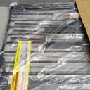 Cumbor 2 Pack 29.7-40.6" Baby Gate for Stairs, Mom's Choice Awards Winner-Auto Close Dog Gate for doorways, Pressure Mounted Pet Gates Indoor, Easy Walk Thru Wide Safety Child Gate for Dog, Black