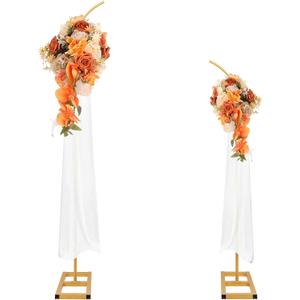 Metal Balloon Arch Stand, Set of 2 Wedding Arch Stand Flower Arch Backdrop Floral Wedding Arches for Ceremony Decorations