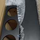 Calmbee 9-in-1 Bamboo Kitchen Organizer - Black & Multicolor Modern Minimalist Caddy with 3-in-1 Wrap Dispenser, Cutter & Bag Organizer