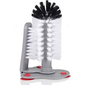 Glass Cup Washer With Double Bristle Brush for Bar Kitchen Sink