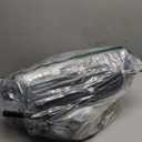 LOKEME Wardrobe Closet,Portable Closet for Bedroom Steel Pipe Diameter 19mm Strong and Sturdy Black Portable Closets for Hanging Clothes with 3 Hanging rods, 6 Storage Shelves and Side Pockets