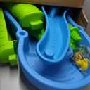 Step2 Rain Showers Splash Pond Water Table, Kids Water and Sand Activity Sensory Playset, Summer Outdoor Toys, 13 Piece Water Toy Accessories, For Toddlers 1.5+ Years Old, Blue & Green