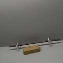 Decopolitan 5/8" Pipe Wrap Around Curtain Rod Set, 28 to 48 Inches, Dark Bronze