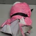 Spooktacular Creations Kids Inflatable Costume, Pink Riding an Elegant Flamingo, Halloween Ride-on Flamingo Costumes, Funny Blow Up Inflatable Suit for Girls, (Pink, M)