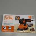 BLACK+DECKER Detail Sander, 1.2 Amp, 16,000 OPM, Compact Design, 3-Position Grip for Comfort, Includes Dust Collector, Corded (BDEMS600)
