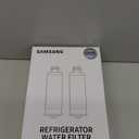 SAMSUNG Genuine Filters for Refrigerator Water and Ice, Carbon Block Filtration for Clear Drinking Water, HAF-QIN-2P, 2 Pack