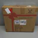 Indestructible Heated Cat House for Outside - Extremely Waterproof & Weatherproof Heated Outdoor Cat House with Escape Door for Winter, Insulated Feral Cat Shelter for Barns Strays, 17.7x15x17.5 in