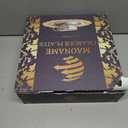 MAONAME Gold Charger Plates Set of 12, Reef Plate Chargers for Dinner Plate, Round Plastic Table Chargers for Thanksgiving, Christmas