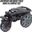 Bag Boy Volt Electric Golf Push Cart with Next Generation Battery