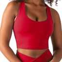 YITTY Active Women's UltraLuxe Built-in Bra Tank Top, Athleisure, 4-Way-Stretch Large