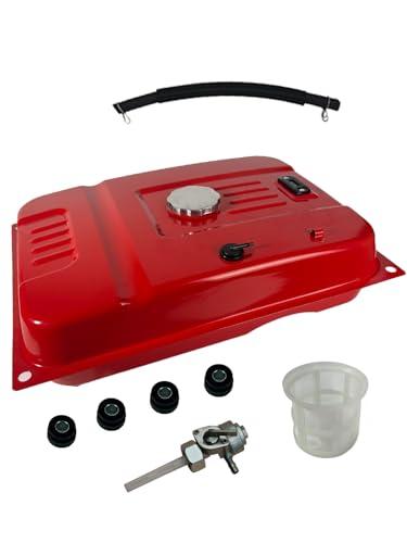 YAMAKATO ≈17x23.5" Generator Gas Fuel Tank for Honda and Clone 389cc 420cc 439cc Predator 7000 9000（7 gallons）