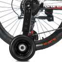 Training Wheels, Thicken Bike Training Wheels for Adult Under 200lb with Heavy Duty Stainless Steel for 24 26 28 inch bike (black)