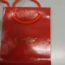 Cartier Bracelet/Watch Empty Case Red Suede Jewelry Box And Gift Bag 