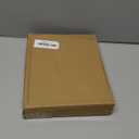 5x7 Picture Frame with Mat for 4x6, Wavy Edge Wooden Real Glass Photo Frame for Tabletop and Wall Hanging, White, 1 Pack