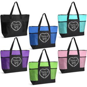 6 Pcs Phlebotomist Recognition Gifts Bulk Phlebotomist Technician Tote Bag Essentials Thank You Gifts for Nurse Week (Multicolor)