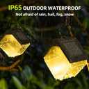 Traveant Solar Camping Lights, RGB Solar Lanterns Hanging Decorative Lights - 4 Pack Waterproof Outdoor Lantern Lamps for Camping, Halloween, Christmas, Garden, Patio, Yard, Lawn, Pathway