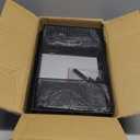 AUPSEN Wood Computer Monitor Stand Riser, 2-Tier Black Desk Organizer with Drawer, Pen Storage & Phone Holder ，Office Desk Accessories Desktop Organizer for Office Supplies