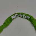 NDakter Upgrade Bike Chain Lock with 4 Digit Combination and 2 Keys, 3.2/4.28 Ft Heavy Duty Anti-Theft Bicycle Lock, 2 Ways to Unlock High Security Scooter Locks for Ebike, Escooter, Door (4.28 Feet Long, 6 mm Thick, Green)