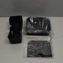 Smabee 3PCS Fit for 2024 2025 2026 Lexus GX 550 GX550 Center Console Cool Box Organizer + Wireless Charging Protective Mat + Cup Holder Insert Accessories Black