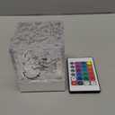 Ocean Wave Ceiling Projector, 16 Colors Ocean Wave Light Projector, Water Ripple Ambient Night Light with Remote, Touch Control Aurora Projector Non-Wood for Bedroom, Room Decor, Kids Room (Cubic)