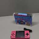 Handheld Game for Kids -Preloaded 220 Retro Video Games, Portable Gaming Player with Rechargeable Battery 3.0" LCD Screen, Mini Arcade Electronic Toy Gifts for Boys Girls (Pink)