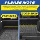 Michelin Vehicle Mats for 2025-2026 Tesla Cybertruck Full Set Floor Liners | All-Weather TPE Custom Fit Floor Mat, Not Fit Drop-in Bed Liner or Cyberbeast, Non Slip Truck Accessories, 6 Piece, Premier A