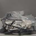 150L Laundry Hamper with Wheels, Rolling Laundry Basket with Metal Frame and Removable Bag, Large & Tall Dirty Clothes Hampers for Bedroom Aesthetic, Laundry Room, Bathroom, Dorm-White (40GAL)