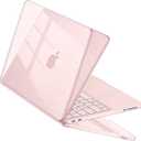 Case Compatible with MacBook Neo 13 inch 2026 (Model A3404), Scratch Resistant Protective Hard Shell Cover, Crystal Blush