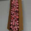 30 Pack Snow Frosted Red Berry Stems 8.9" Holly Frosted Berry Picks Snowy Artificial Red Berries for Christmas Tree Filler Picks and Sprays Holiday DIY Crafts Christmas Decor