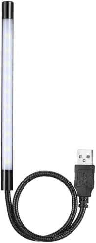 Mudder Portable USB Light Laptop Light for Keyboard Flexible Stick Dimmable Touch Switch LED White Light Lamp for Laptop Computer PC (Black)