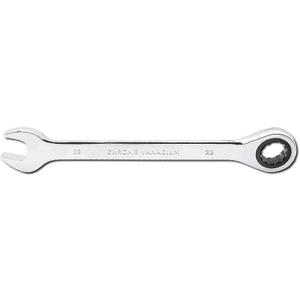 Ratcheting Combination Wrench, 72-Tooth Ratchet, Chrome Vanadium Steel Flexible Ratchet Wrench for Household Garage Projects with Narrow Spaces (23mm)