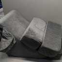 Vekkia Reading Pillow for Adults  Ergonomic 45 Wedge Back Support Chair for Sitting in Bed, XL Side Pockets, Perfect for Working, Gaming, Watching TV, Relaxing, or Recovery, Great Gift Idea, 19 (Popular Grey)