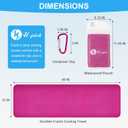 U-pick Cooling Towels (40"x12"),Cooling Towel for Neck and Face,Soft Breathable Ice Towel for Gym,Yoga,Workout,Sport,Camping,Cruise